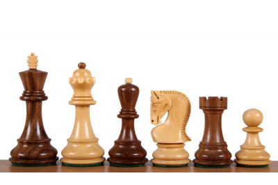 Piezas de ajedrez Zagreb Acacia / Boj 4''